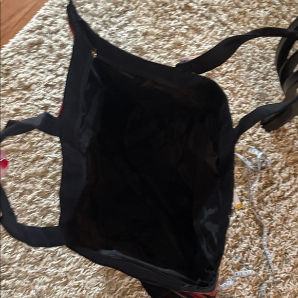 Victoria's Secret Black Tote with Red Accents - Picture 7 of 7